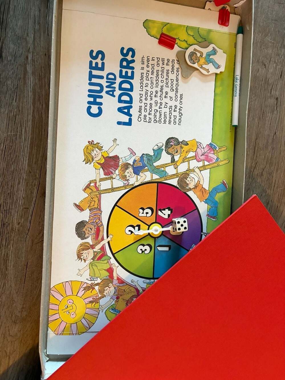 Vintage 1979 Milton Bradley Chutes and Ladders Board Game - Picture 3 of 3